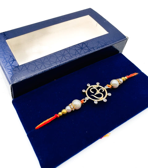 AD Stone Designer Rakhi Packed In Beautiful Box