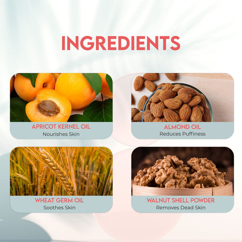 Jovees Apricot & Almond Face Scrub Infused With Wheatgerm Oil
Glowing Skin | Helps In Removing Dead Skin Cells | Good For Dry Skin | Prevents Pigmentation