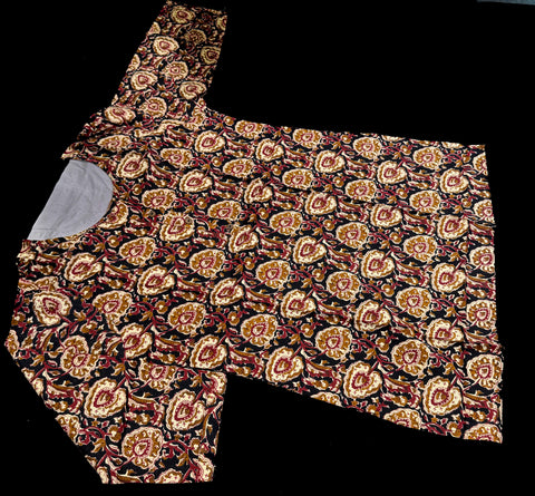 Pure Cotton based Printed short Kurti for girls /Ladies (Size 38 - length 28 inches, Size 42 ,46, 48 length -31 inches)sleeves 17 inch