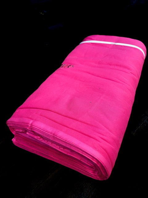 Pink colour Rubia Voile turban fabric ($5 Per Meter)