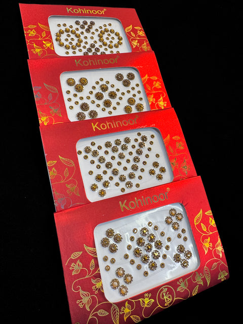Golden stone Bindi(price per pack)