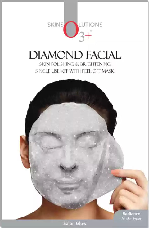 O3+ Diamond Facial Kit With Skin Polishing & Brightening (45gm)