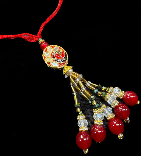 Bhabhi special Rakhi Dhaaga Beautiful Stone Work (price per dhaaga )