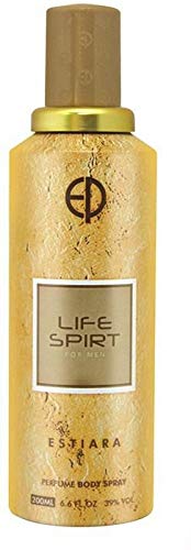 Stag Estiara Life Spirit Deodorant Body Spray for Men, 200 ML