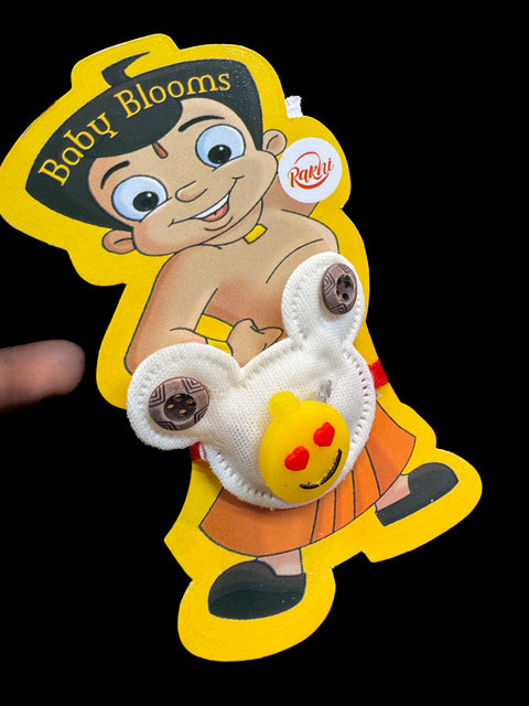 Smiley Kids Rakhi in light blink pack