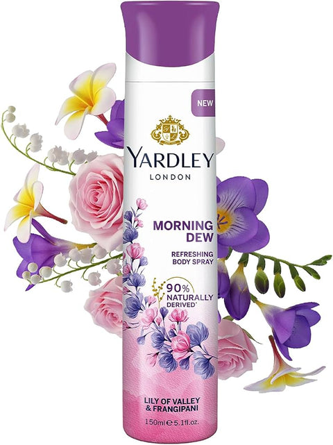 Yardley London Morning Dew Refreshing Deo For Women, 150ml