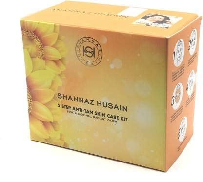 Shahnaz Husain 5 Step Anti- tan Skin Care Facial Kit for a Natural Radiant Glow
