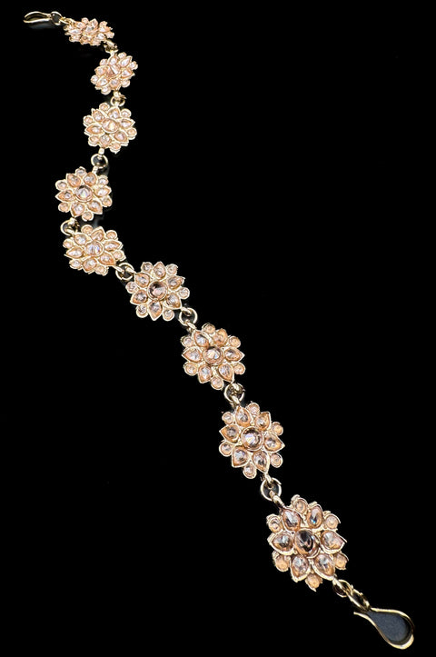 Beautiful crystal Polki stone sheeshpatti