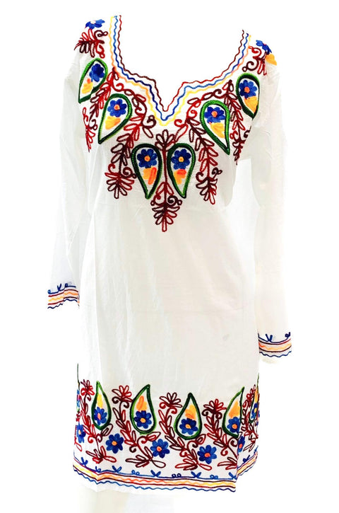Summer Cotton kurties or top 100% cotton fabric with embroidery