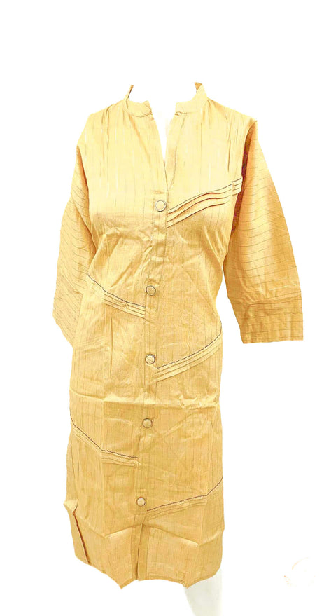 Glazed cotton shimmer stripe design kurti