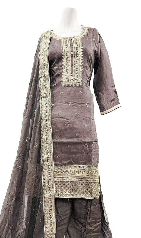 Opada Silk based golden thread work Salwar Suit