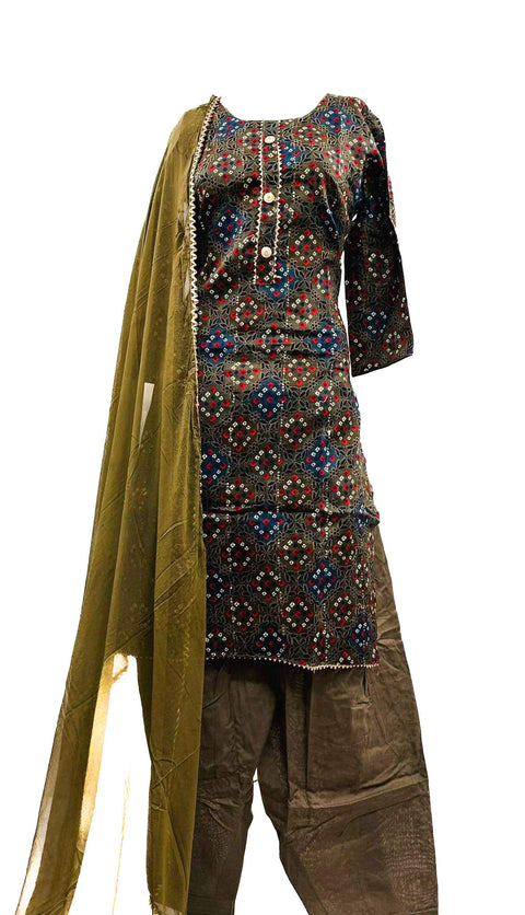 Pure Soft Cotton Floral Printed Salwar Suit