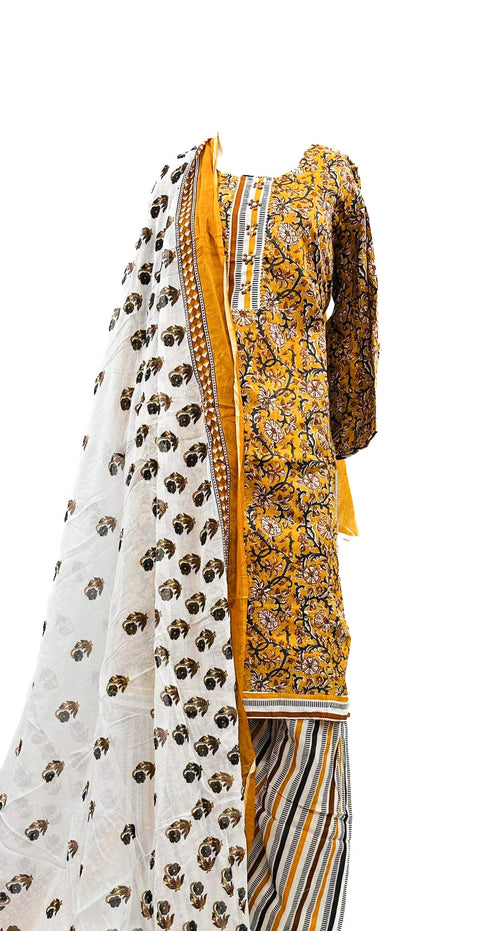 Pure soft cotton floral printed Salwar Suit