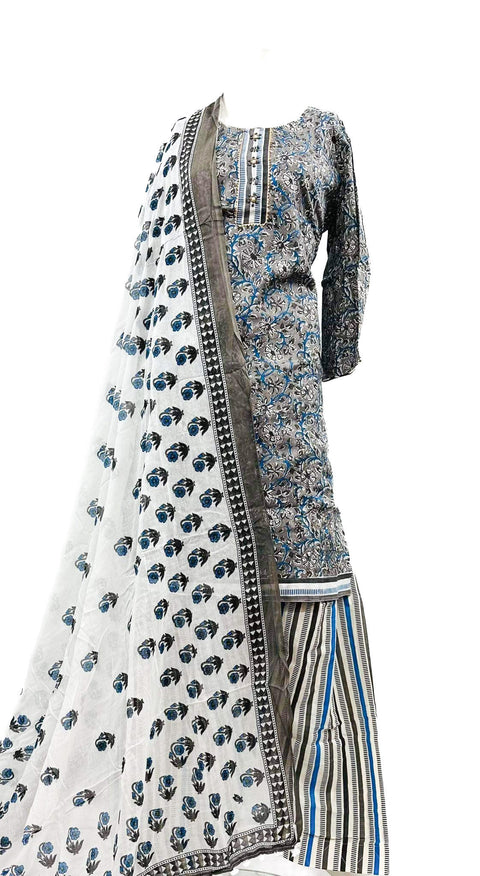 Pure soft cotton floral printed Salwar Suit
