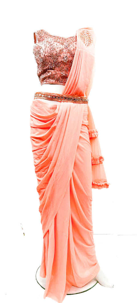 Handwork designer blouse with readymade saree