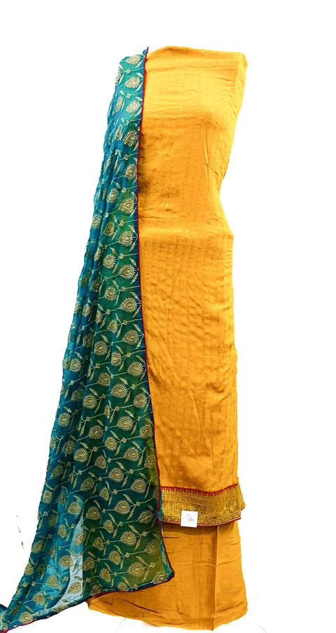 Pure & Soft Chiffon Based embroidery Work Kameez & Heavy Embroidery Work Dupatta