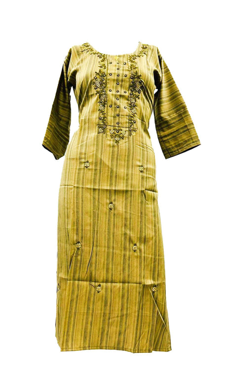 Rayon based  embroidered Kurti