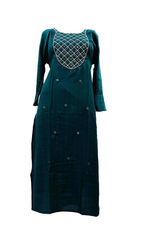 Rayon based embroidered Kurti