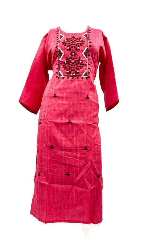 Rayon based embroidered Kurti