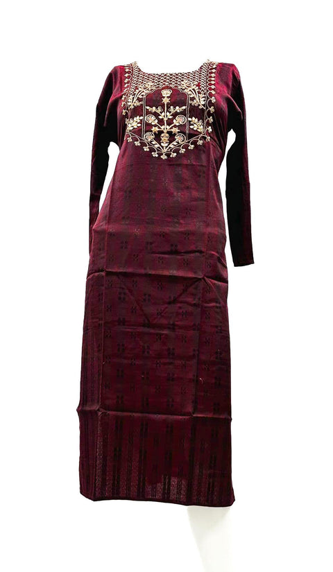 Rayon Based Embroidery with sequined Work Kurti