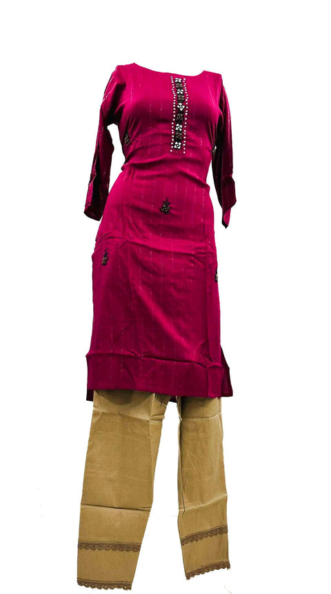 Pure rayon based kurti with pants