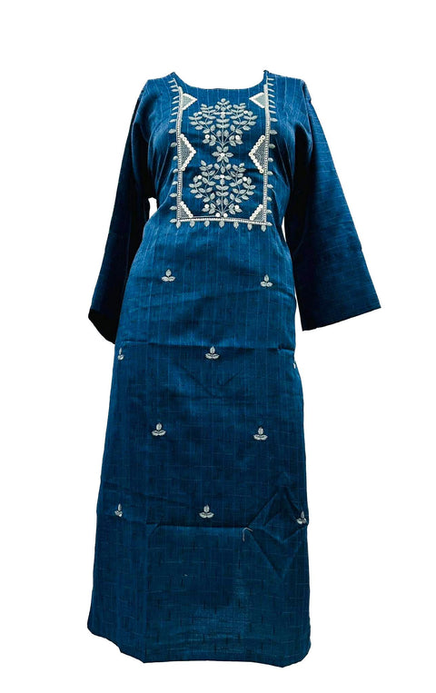 Rayon based embroidered Kurti
