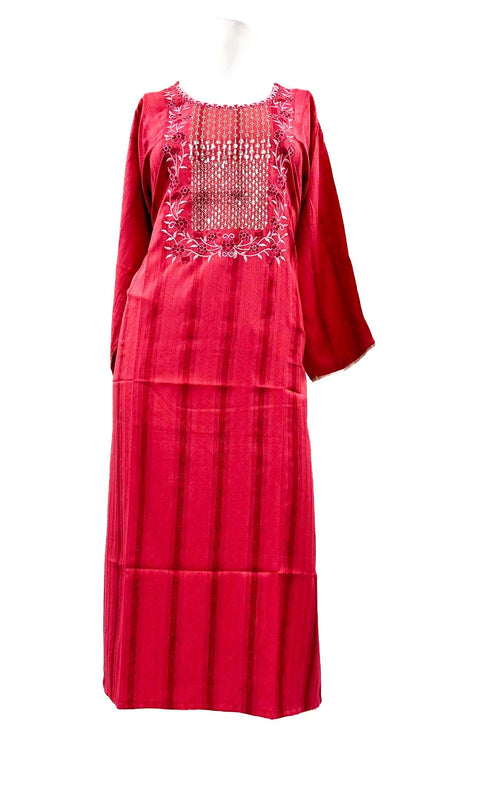Rayon based embroidery & sequined work Kurti