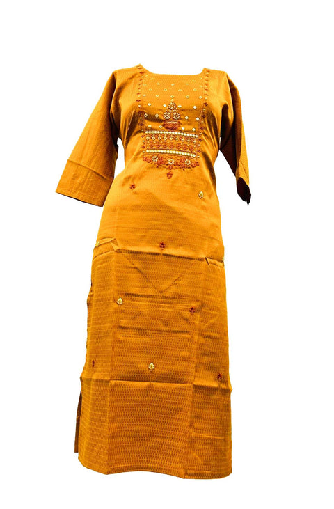 Rayon based embroidered Kurti