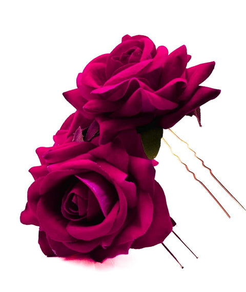 Beautiful Rose hair jura Pin (Each)