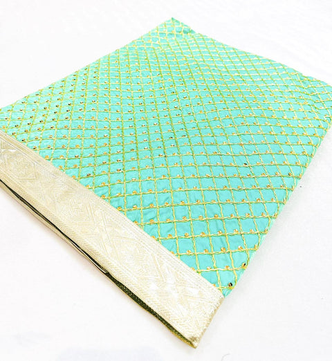 Silk Based Embroidered Work With Sequined Work Rumala Sahib Double Set With Palkan