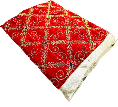 Velvet Based embroidery & Sequined work Rumala Sahib Double Set With Palkan