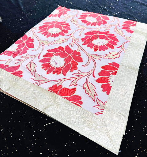 Brocade Silk based Rumala Sahib Double Set with Palkan