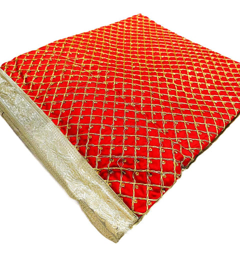 Silk Based Embroidered Work With Sequined Work Rumala Sahib Double Set With Palkan