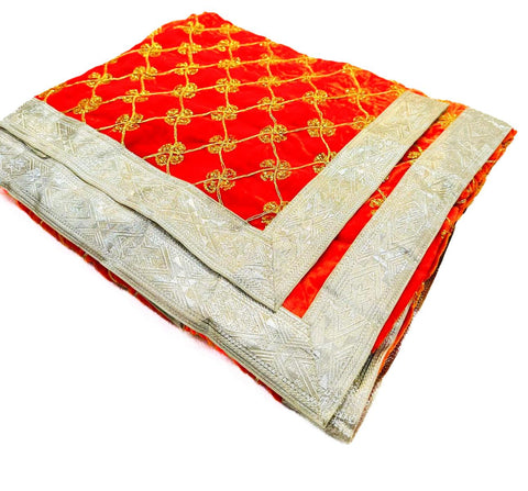 Velvet Based Embroidery & Sequined Work Rumala Sahib Double Set With Palkan