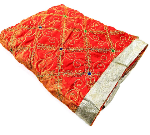 Velvet Based embroidery & Sequined work Rumala Sahib Double Set With Palkan