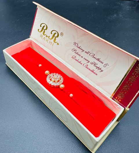 AD stone designer Rakhi Packed in beautiful box