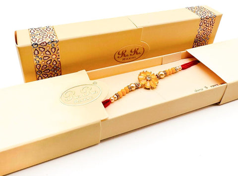 Beautiful Stone Studded Rakhi In Beautiful Box Packing