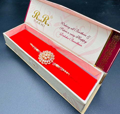 AD stone designer Rakhi Packed in beautiful box
