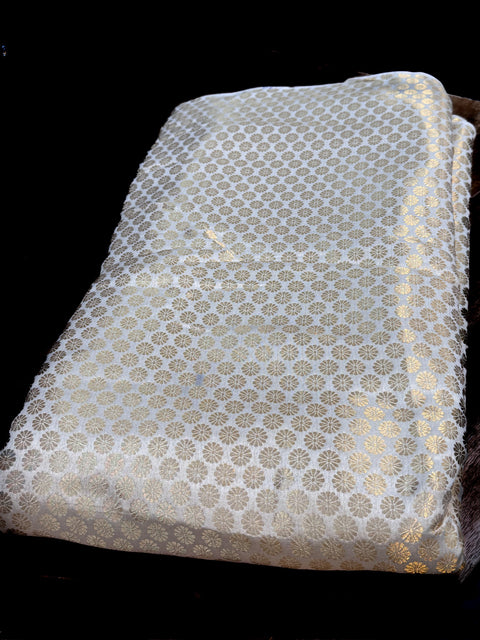 Brocade silk Fabric (price per meter) perfect for stitching blouses /skirts /suits as