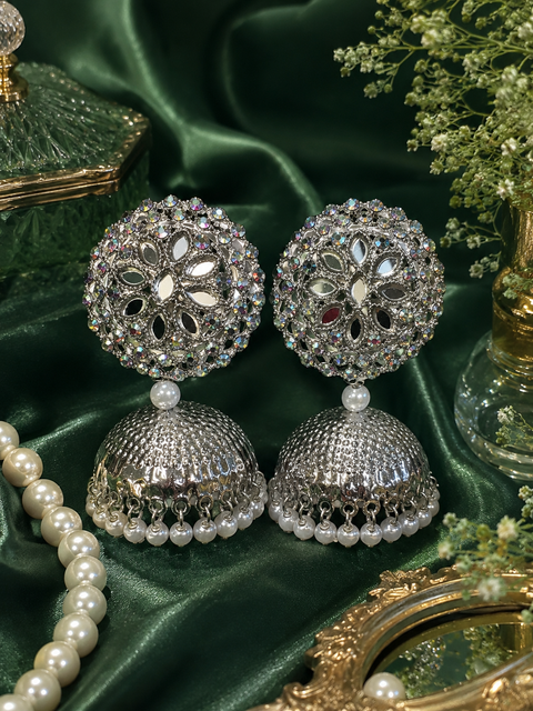 Pearls & Stone Design Beautiful Jhumka
