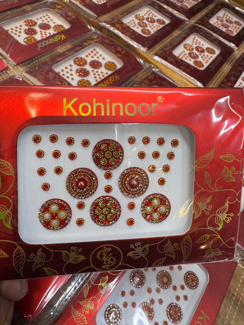 Golden stone Deep Red Bindi