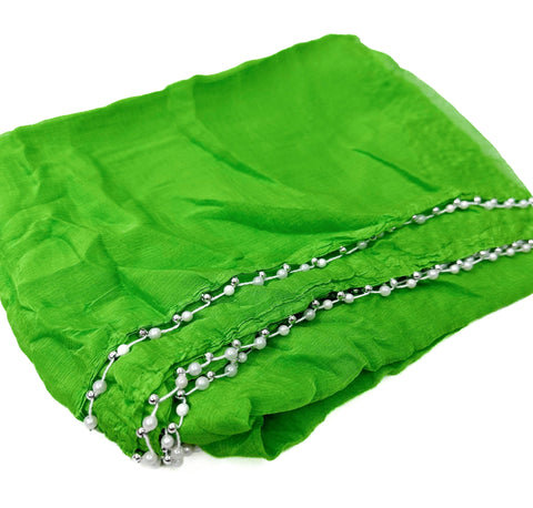 Pure chiffon based pearl work Dupatta