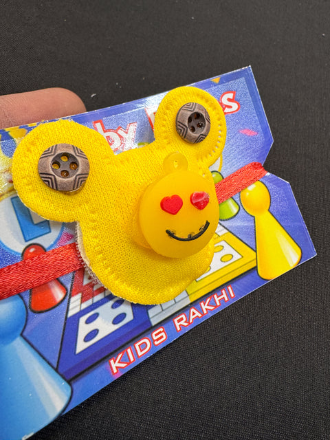 Smiley Kids Rakhi in light blink pack