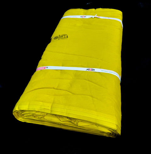 Bumblebee yellow Colour Pure Full Voile Turban Fabric ($5 Per Meter)