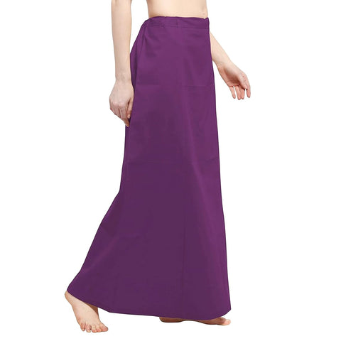 Mauve Purple colour waist size-44 inch Under skirt or peticott in cotton fabric