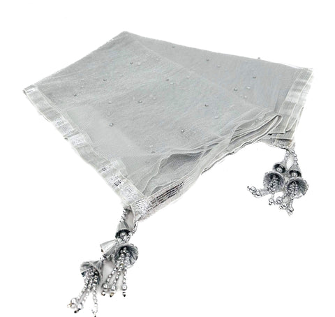 Netting based stone work with Tessels attach Dupatta