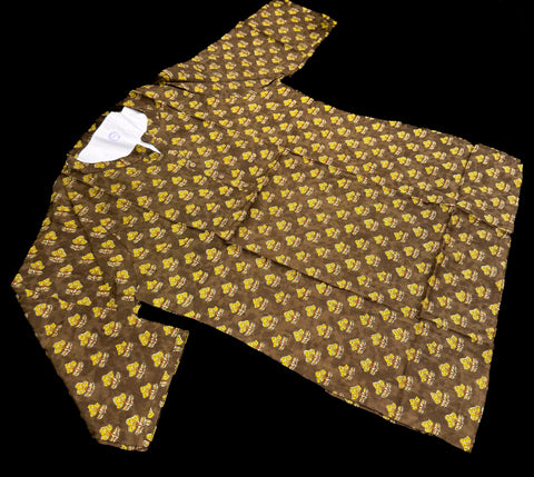 Pure Cotton based Printed short Kurti for girls /Ladies (Size 38 - length 28 inches, Size 42 ,46, 48 length -31 inches)sleeves 17 inch