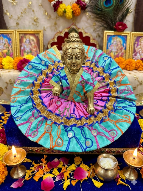 Size 3 Laddu Gopal dress, Laddu Gopal outfit, Kanha ji dress, Krishna dress, handmade deity dress, Janmashtami dress, Thakur ji poshak, Bal Gopal dress (only Dress) price each dress