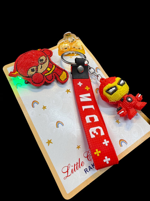 Kids Light Rakhi in nice gift card pack
