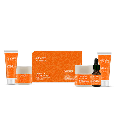 JOVEES VITAMIN C & HYALURONIC ACID GLOW & RADIANCE FACIAL KIT